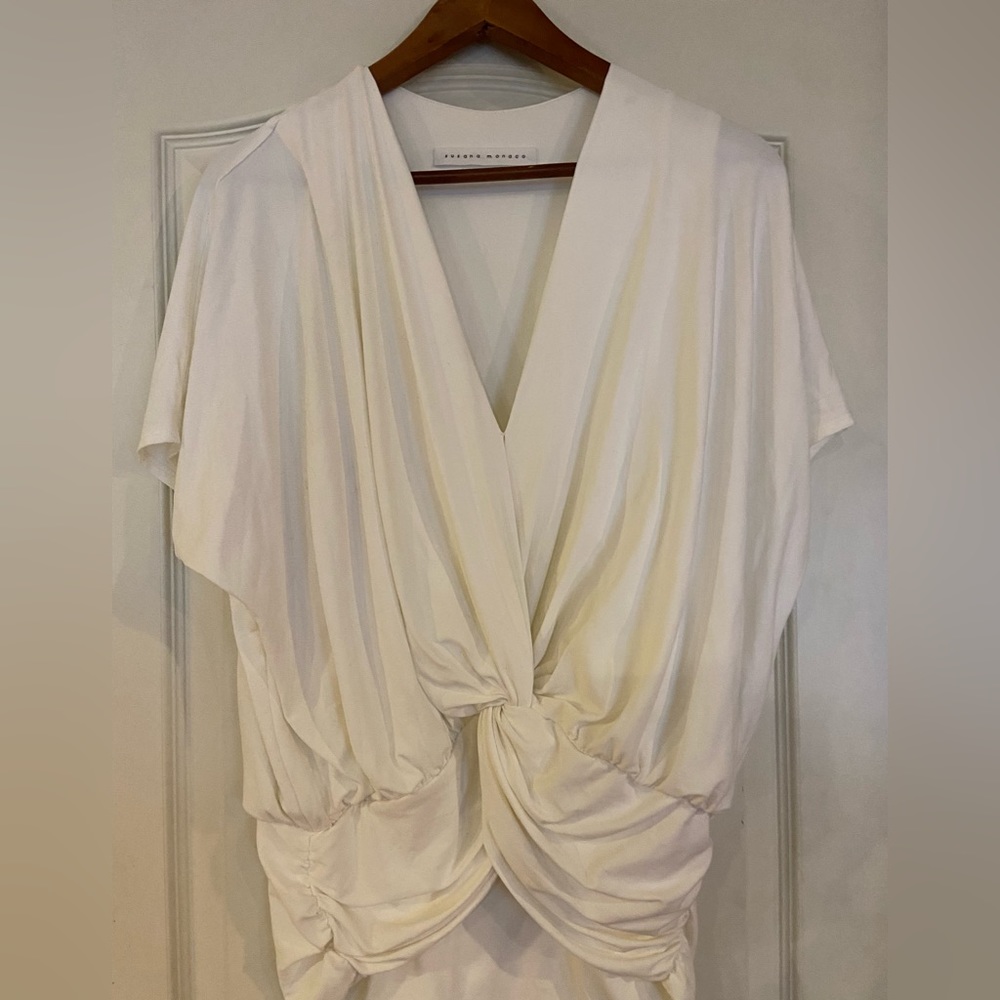 Susana Monaco Twist Front Dolman Top, size XL